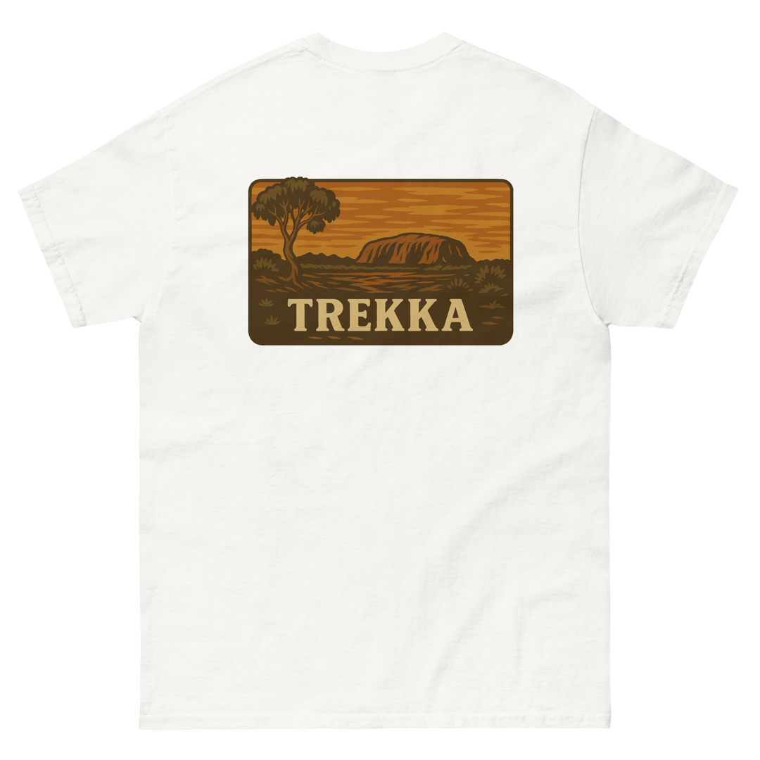 Trekka uluru sun tee white back