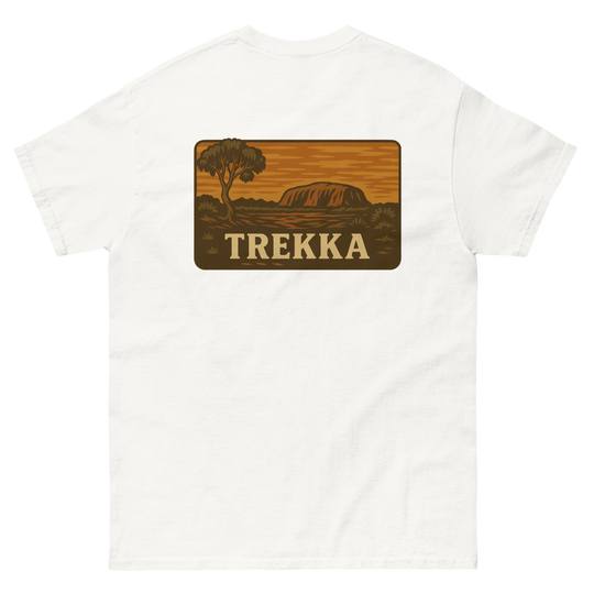 Trekka uluru sun tee white back