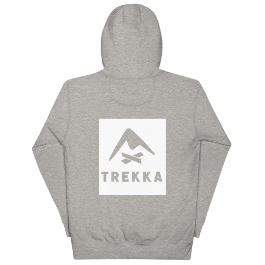 Trekka wombatline hoodie grey back