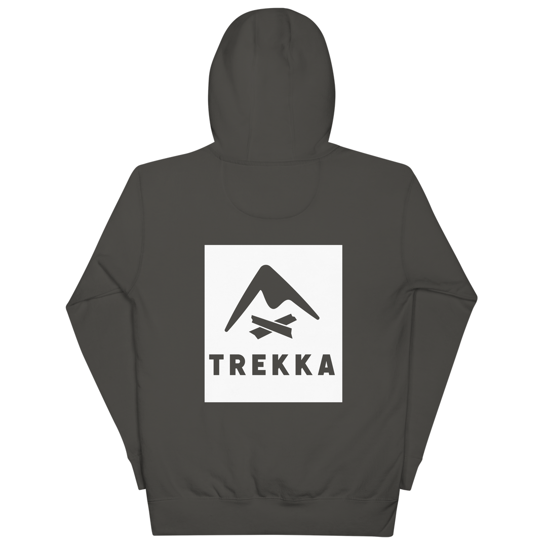 Trekka wombatline hoodie vintage black back
