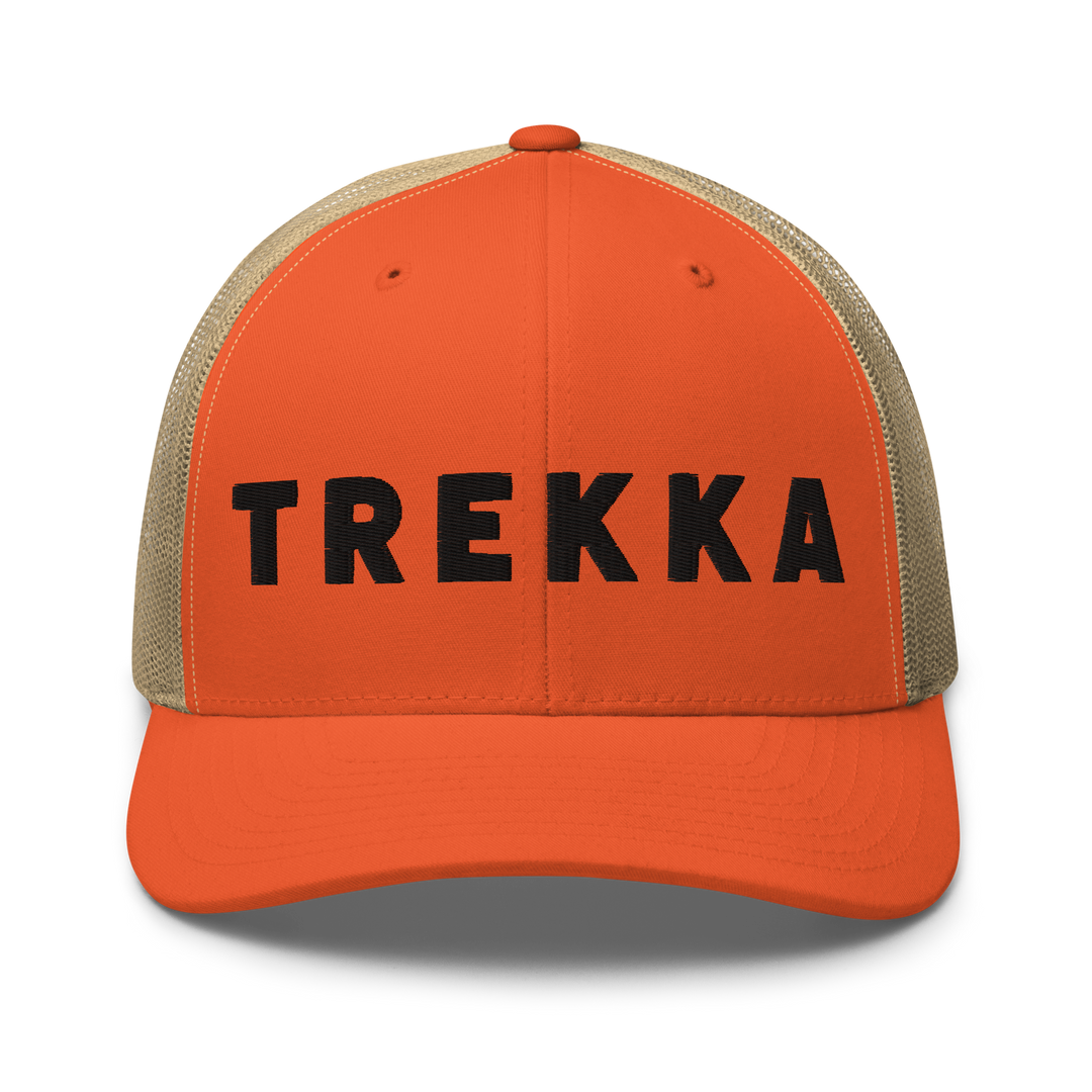 trekka outrider trucker hat front