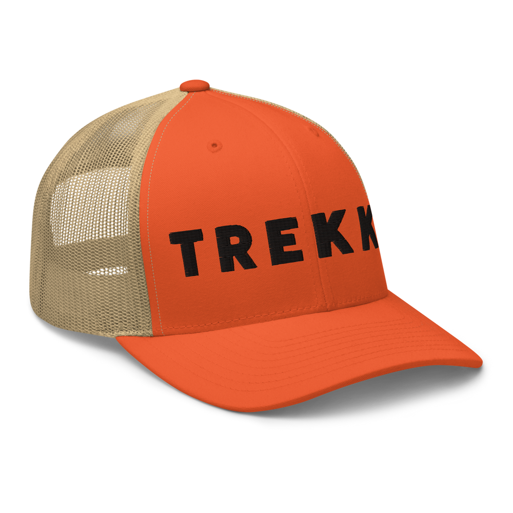 trekka outrider trucker hat left