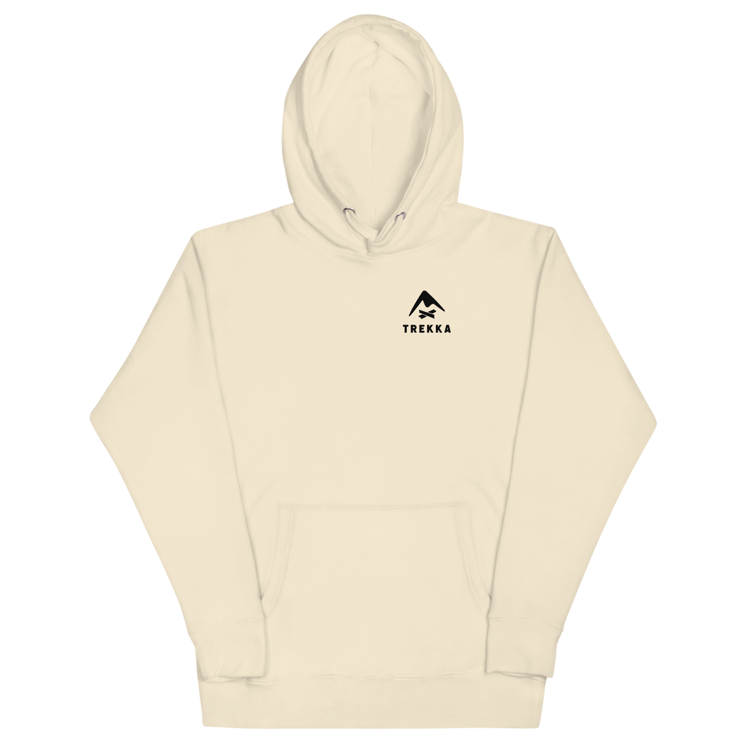 trekka ridgeline hoodie bone front