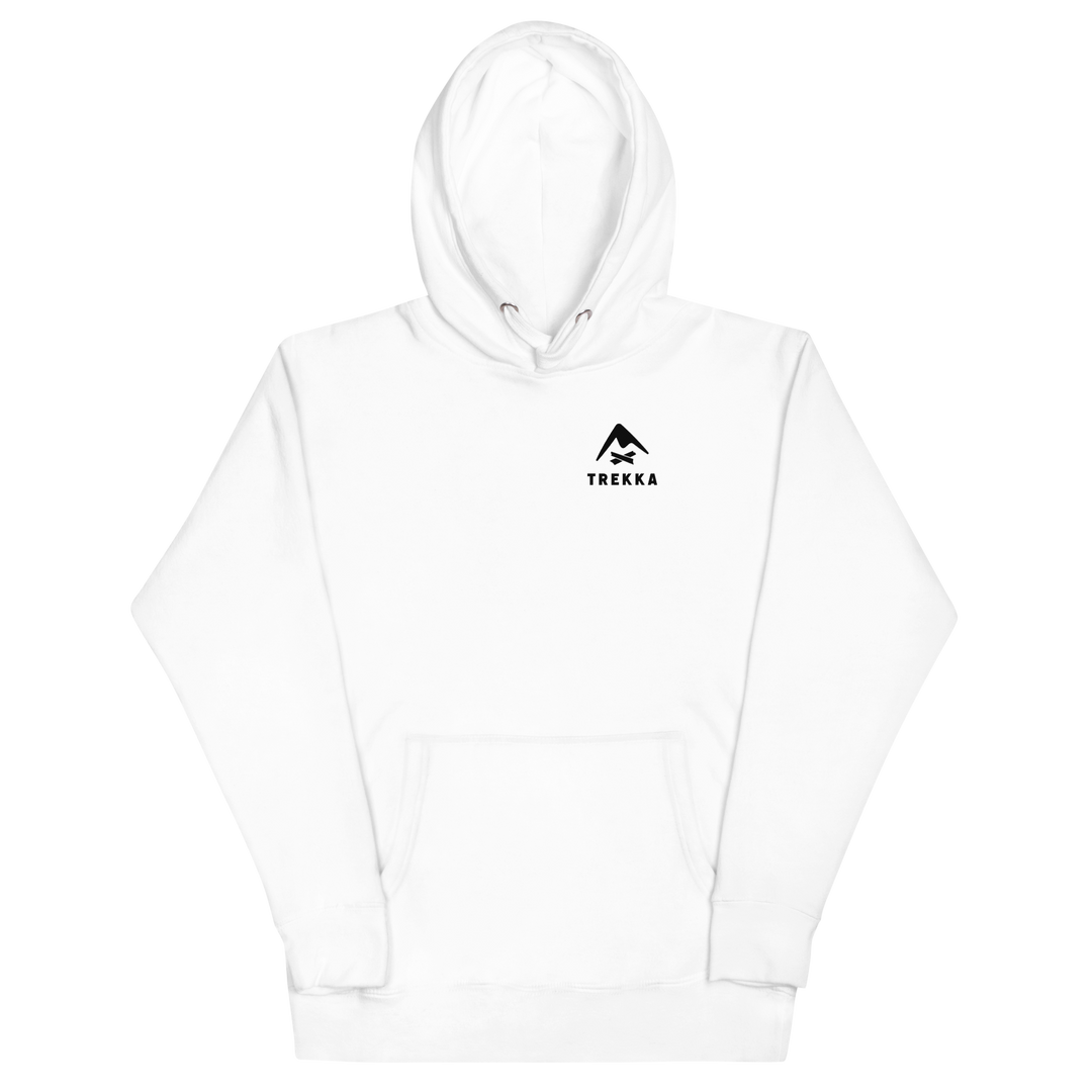 trekka ridgeline hoodie white