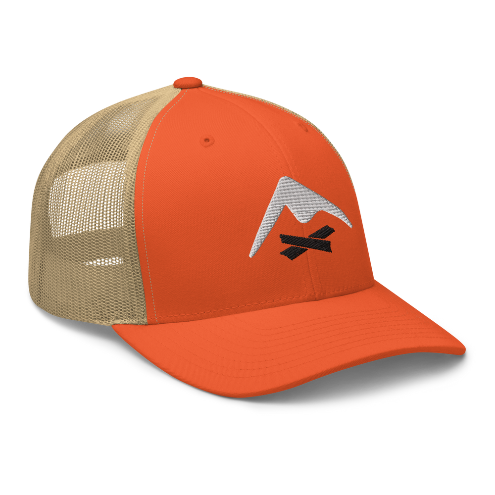 trekka trailblazer trucker hat left