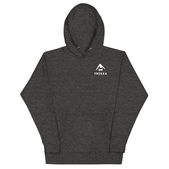 trekka wombatline hoodie charcoal front